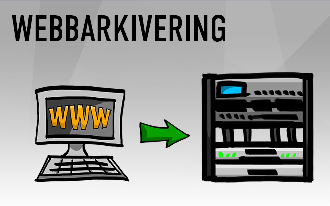 Du visar för närvarande Arkivering av webbplatser och sociala medier